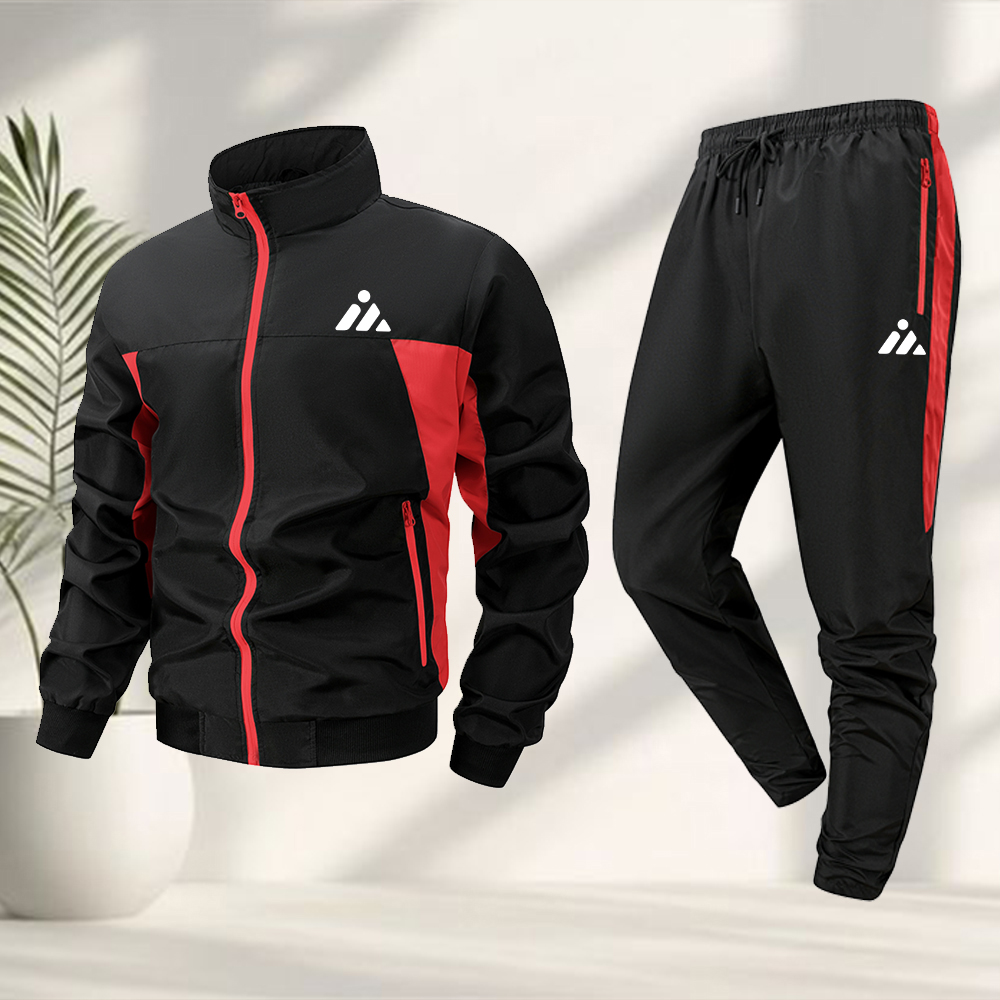 Table Tennis Outfit - Men's Casual Sports Suit Creative Triangle