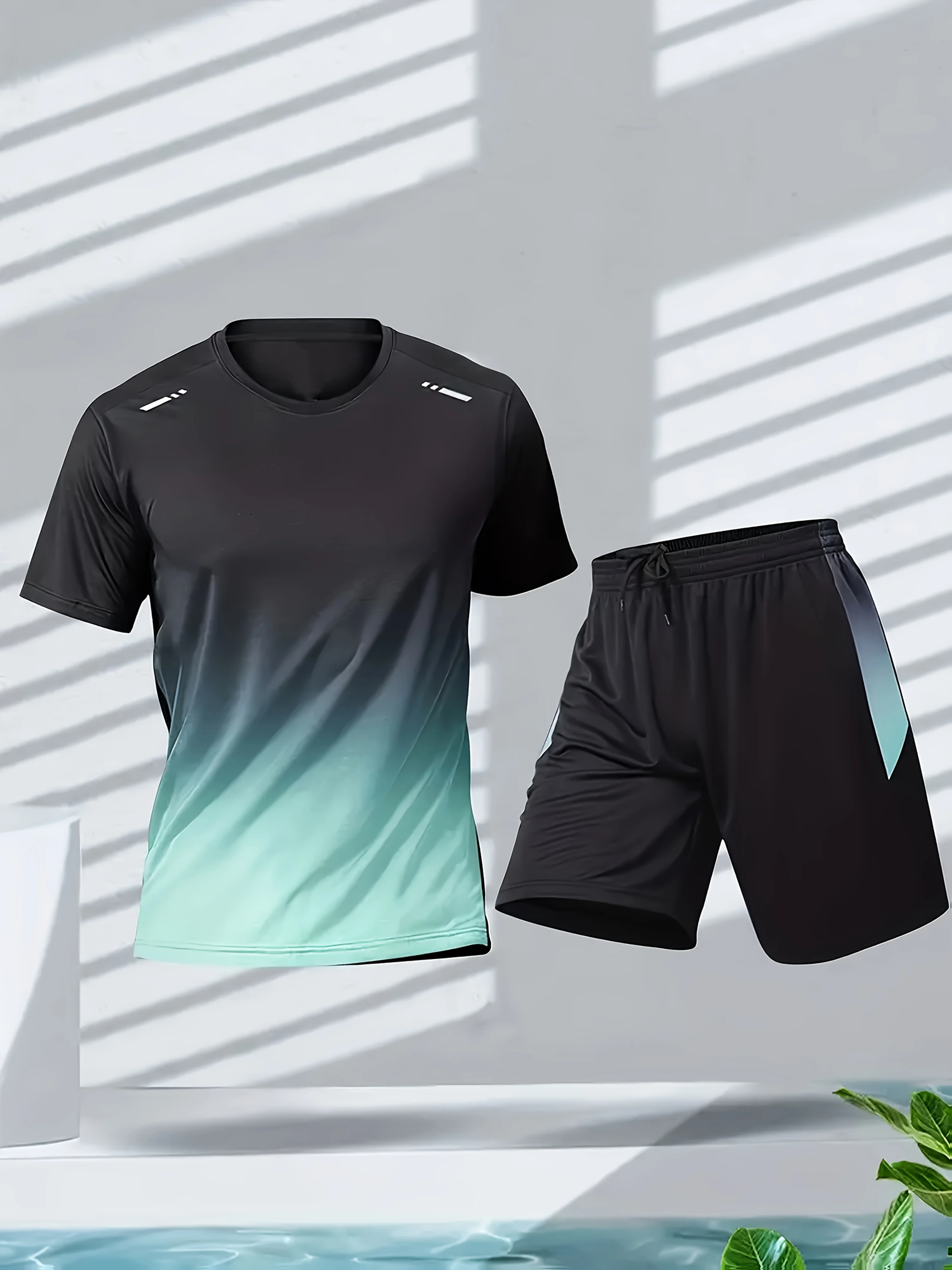 Table Tennis Outfit - Men's sportswear, ice silk short sleeves