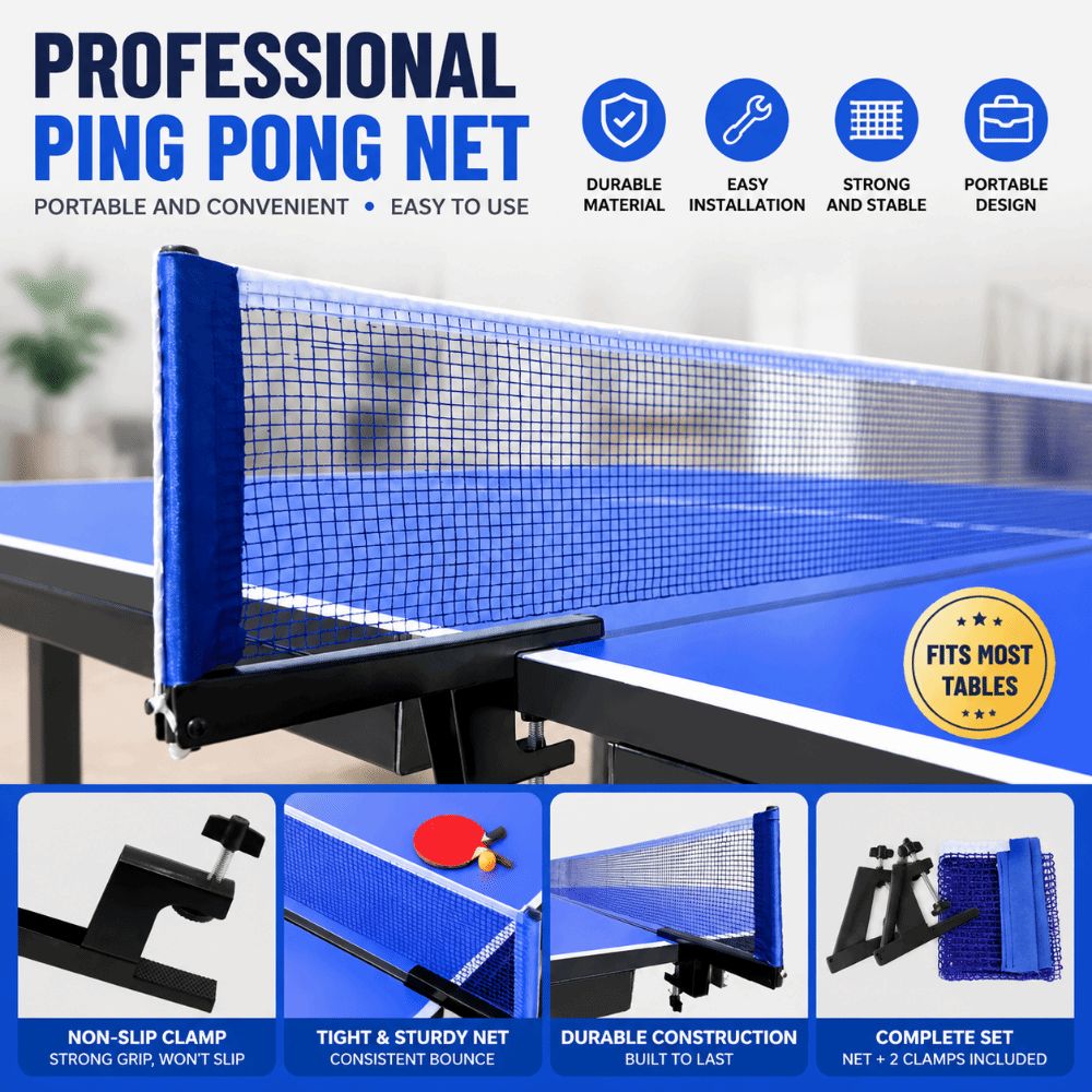 Table Tennis Post - Standard Table Tennis Net Foldable Post
