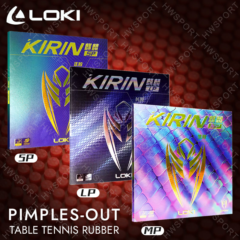 Table Tennis Loki - LOKI KIRIN Pimples-Out Table Tennis Rubber