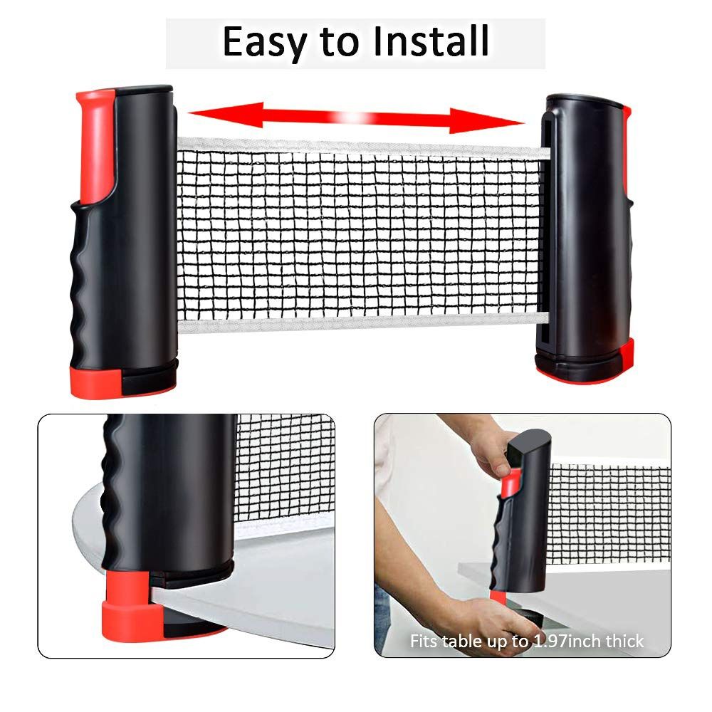 Retractable Net Ping Pong Net  - огляд і ціна Table Tennis Barrier