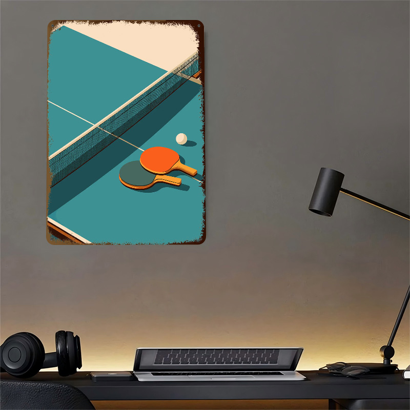 Table Tennis Still Life Illust - огляд і ціна Table Tennis Illustration
