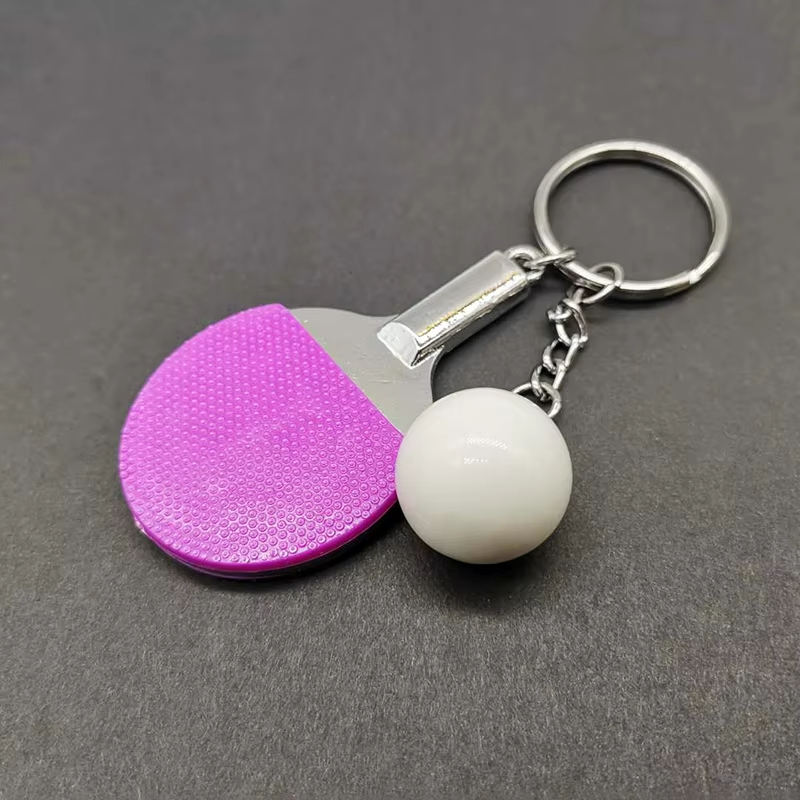 7 Colors Cute Ping Pong Racket - огляд і ціна Table Tennis Keychain
