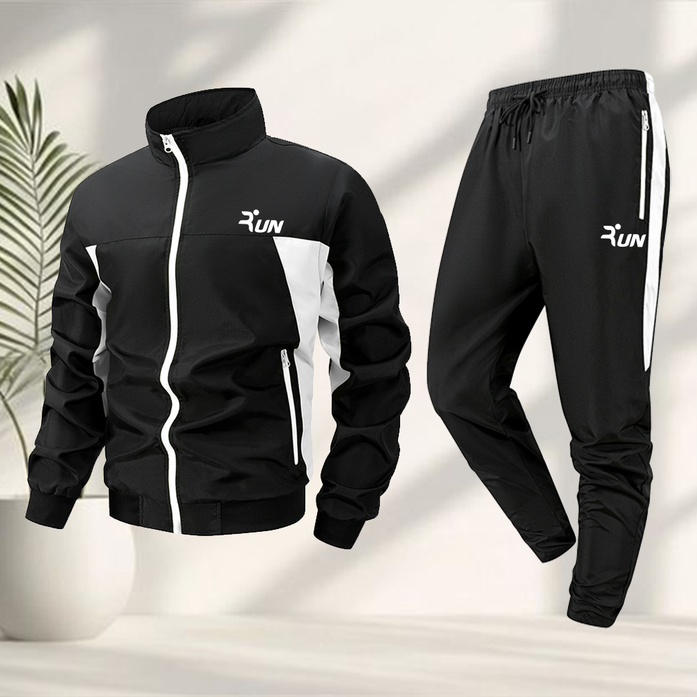 Men's Simple RUN Letter Print  - огляд і ціна Table Tennis Outfit